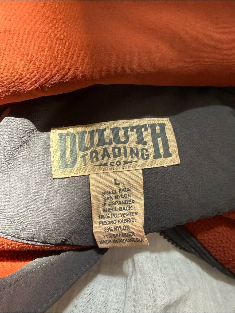 Duluth Trading Co Black Hills Windfront Hooded Windbreaker with Gray Accents - Picture 7 of 7